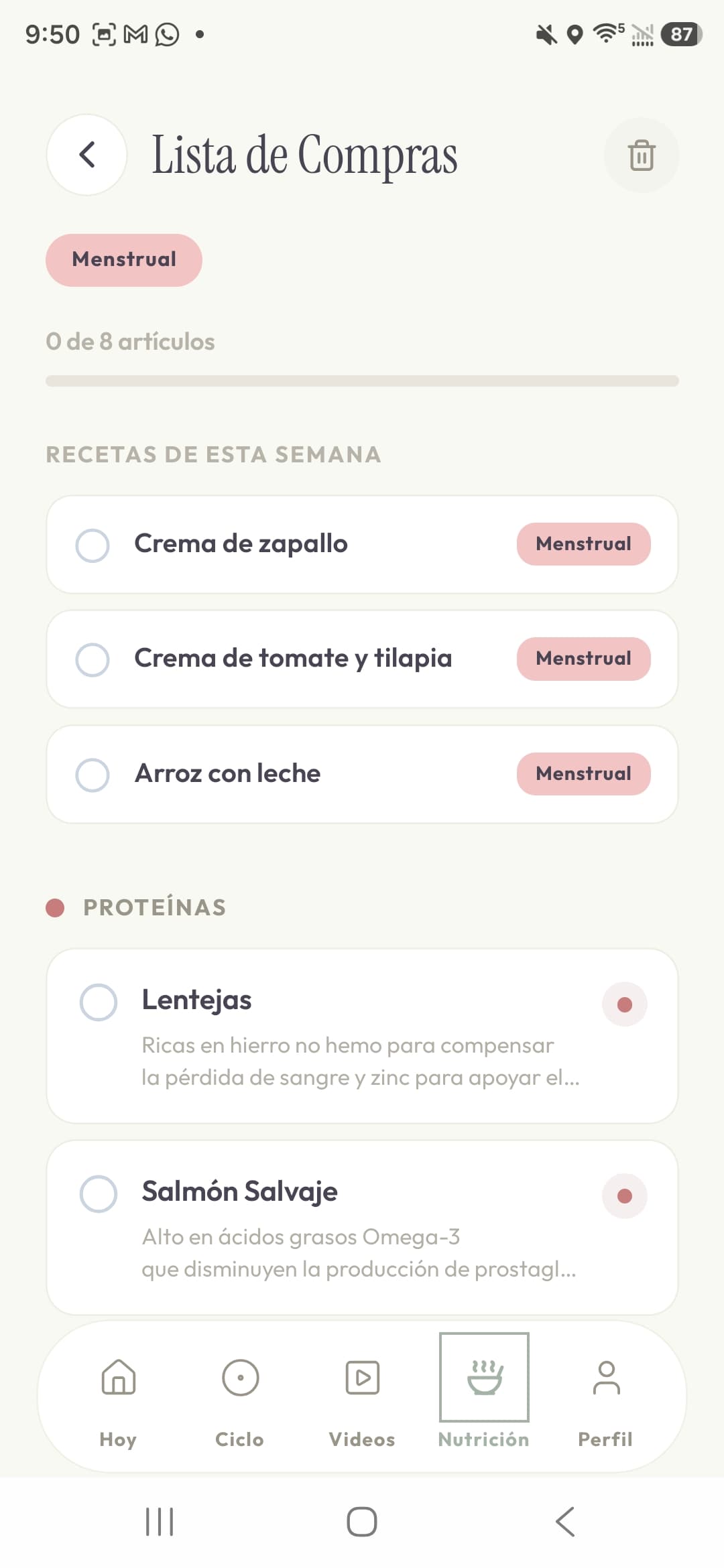 Lista de compras