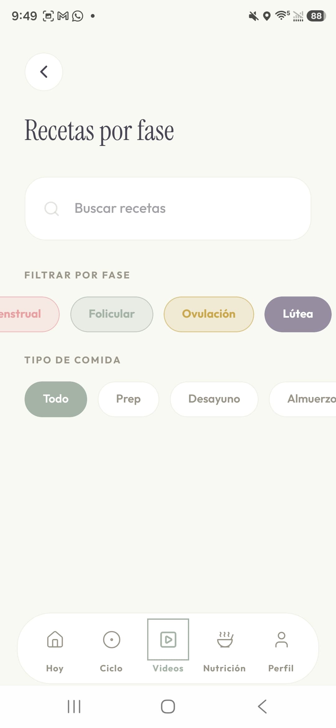 Lútea: Metabolizar y preparar